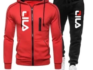 2024 Men's zip-up hooded jumper Jacket and sweatpants, casual jogging tracksuit, men's street fashion, brand new, 2 pieces